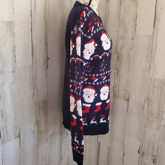 SEASONS GREETING CHRISTMAS SANTA SWEATER - Picture 4 of 6